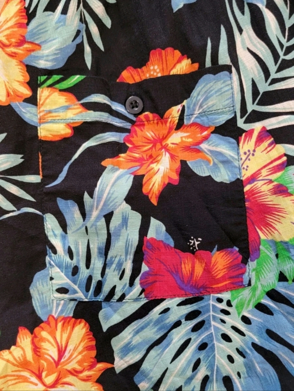 Jogal Men's Floral Hawaiian Shorts Drawstring Flower Size M NWT - Picture 4 of 5